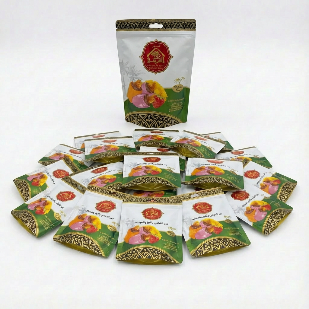 تمر القرشي باللوز والفوكه